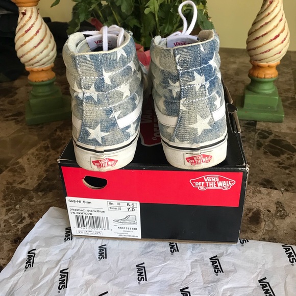 VANS High Tops SUPER CUTE! M 5.5 W 7 🌺 - Picture 3 of 8